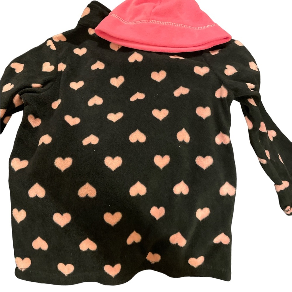NWT girls fleece and hat from The Children’s Place size 7/8 - Picture 3 of 7